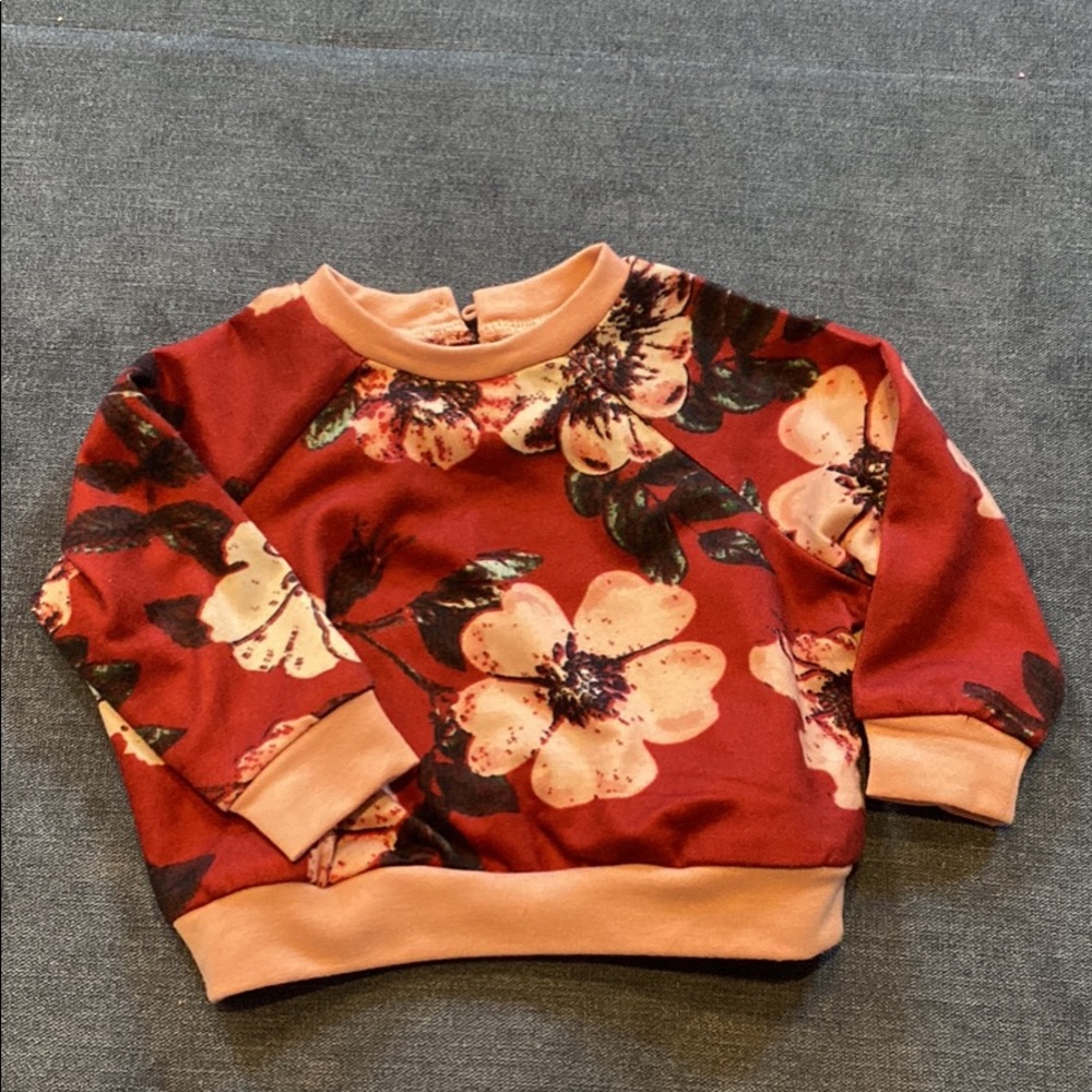 Bailey’s Blossoms Baby Sweater Size 0-3 months